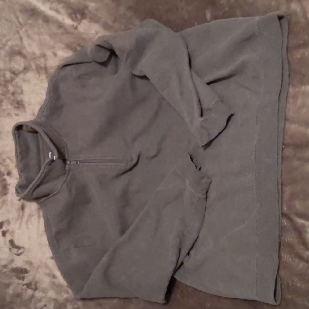 Men's quarter zip fleece pullover